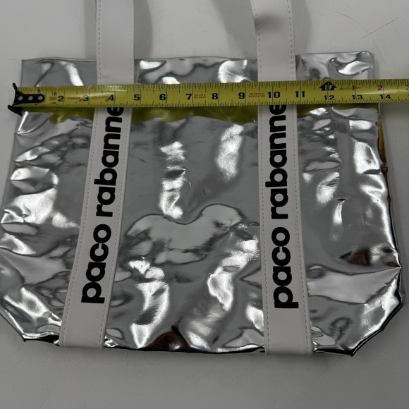 Paco Rabanne Metallic‎ Tote Bag Silver Carbon Neutral X SeaTrees - Picture 2 of 8